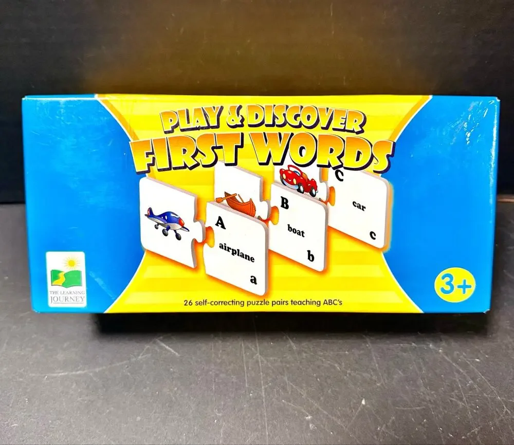 The Learning Journey Match It! First Words self-correcting 26 puzzle set